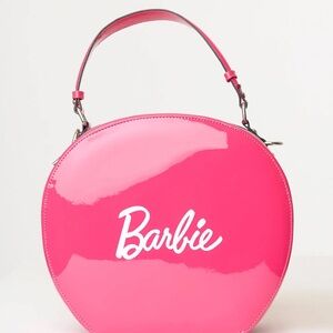 Barbie Pink Leatherette Circle Bag